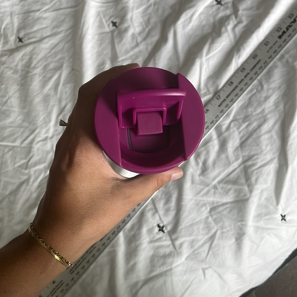 Starbucks Fall 2022 Periwinkle Fern Vacuum Seal Travel Mug Cup Like new! - Picture 3 of 6